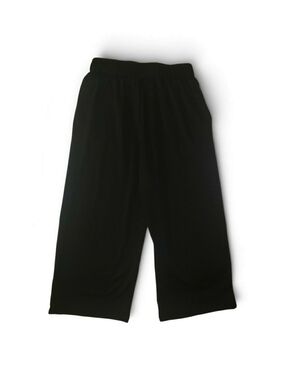 Girls 3 year pink wide-leg pants feature a high, elasticized waistband/pockets.